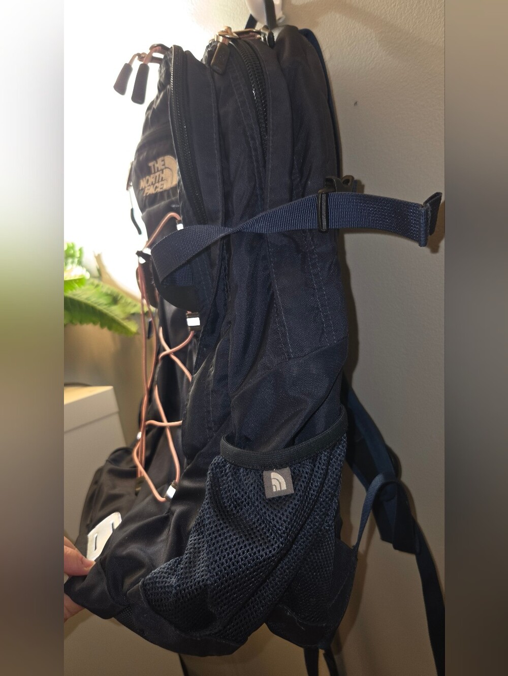 The North Face Borealis Backpack Navy/Salmon - Picture 4 of 13